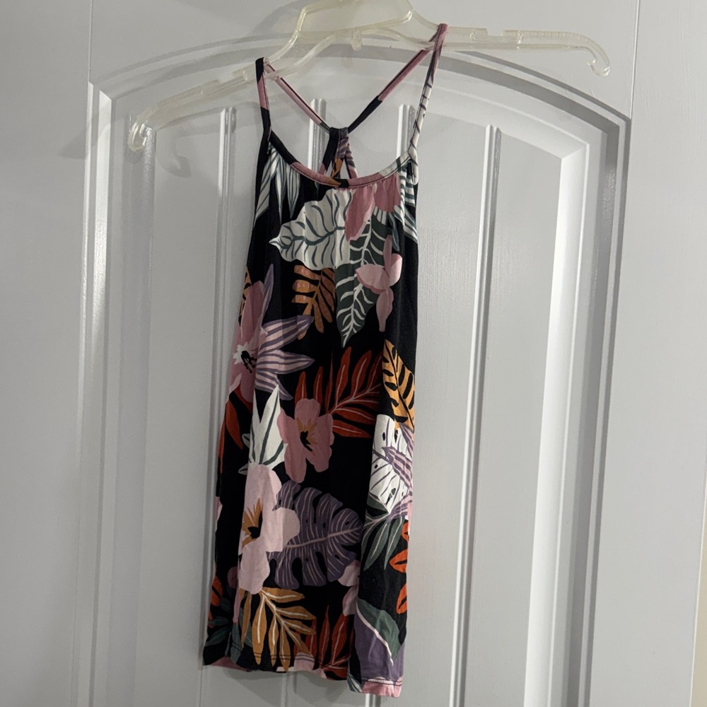 Bixby Normad Floral Print Strappy Top     Girls Size- M (8-10)